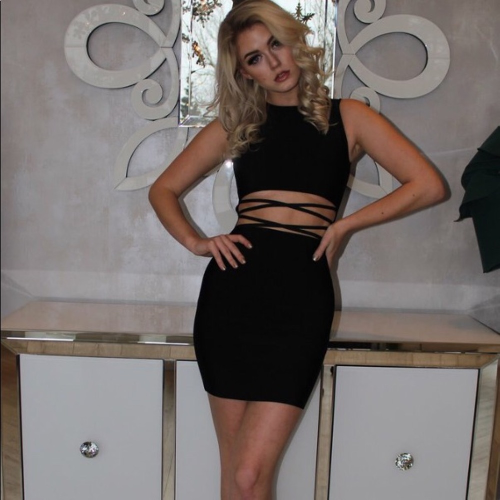 Black Cutout Dress